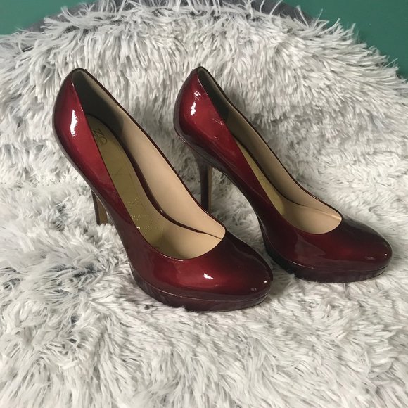 Joan & David Shoes - Joan & David Red Patent Leather Size 9